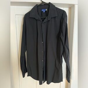 Apt. 9 Men's Black Dress Shirt